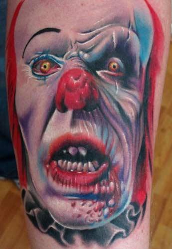 scaryclowntattoomjpg Thanks to Gareth Branwyn for his kind words